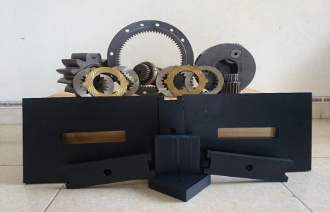 Gia công các bánh răng hở, các bộ bánh răng giảm tải, các tấm trượt chuyên dụng.